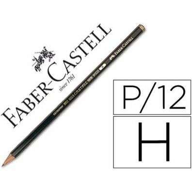 FABER-CASTELL 9000 Bleistifte H grün 12 St