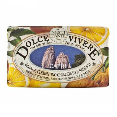 Nesti Dante Dolce Vivere Capri Zagara, Clementino e Basilico Seife 250 g