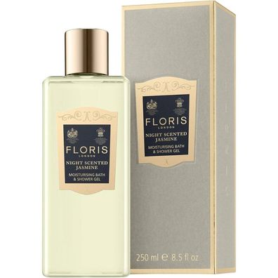 Floris Night Scented Jasmine Moisturising Bath And Shower Gel 250ml