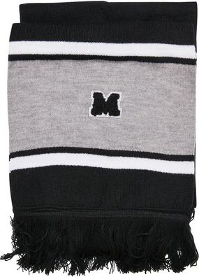 Urban Classics Schal College Team Scarf Black/Heathergrey/White