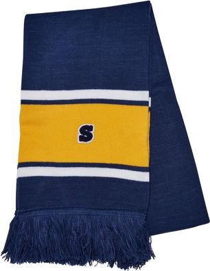 Urban Classics Schal College Team Scarf Spaceblue/Californiayellow/Wht