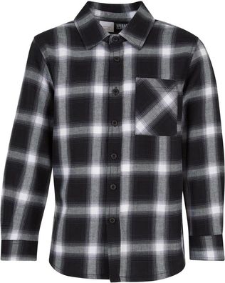 Urban Classics Jungen Hemd Boys Oversized Checked Shirt