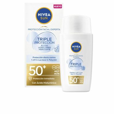 Nivea Sun Triple Proteccion Fluido Ultraligero Facial Spf50 40ml