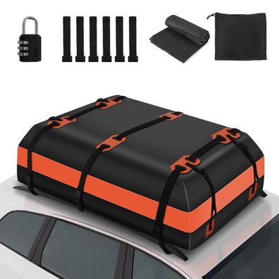 600L Auto Dachbox Dachkoffer Faltbare Dachtasche Dachgepäckträger Zahlenschloss