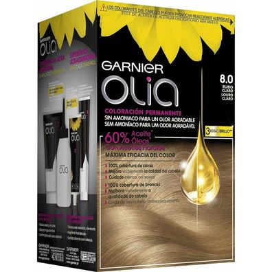 Garnier Olia Permanent Coloring 8,0 Hellblond