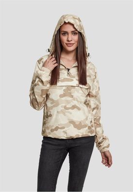 Urban Classics Damen Ladies Camo Pull Over Jacket