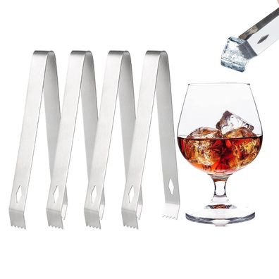 4-Pack Serving Zangen Eis Zangen, Edelstahl Lebensmittel Appetizer Zangen