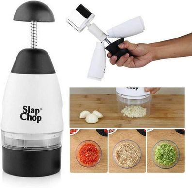 Knoblauch Triturator Lebensmittel Chopper Slap Chop Obst Gemése Reibe Kéche