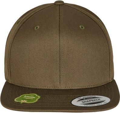 Flexfit Cap Organic Cotton Snapback Burnt Olive