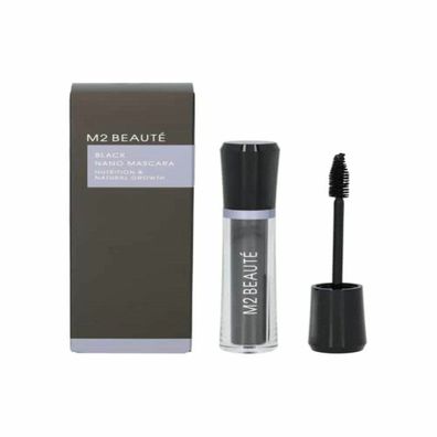 M2 Beauté Black Nano Mascara Nutrition y Amp; Natural Growth 6ml