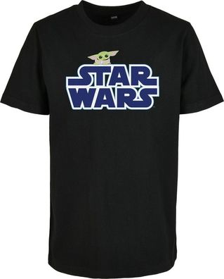 Mister Tee Kinder T-Shirt Kids Star Wars Blue Logo Tee