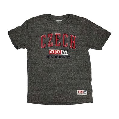 Ccm Sportshirt Herren-T-Shirt Old Practice Tri Tee Czech Hockey 86201