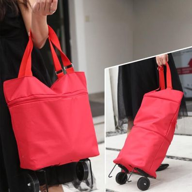 Einkaufstasche Wagen kleiner Wagen Frauen kaufen Gemésetasche Einkaufstasche