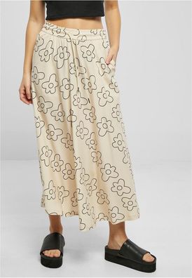 Urban Classics Damen Ladies Viscose Midi Skirt