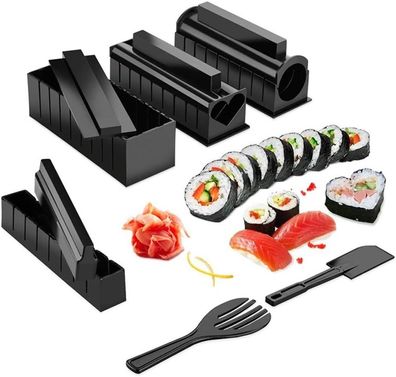 Sushi Maker Kit 10 Pieces Complete Sushi Making Kit DIY Sushi Set for Beginners