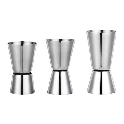 3-Pcs Doppel Cocktail Jigger, Edelstahl Bar Messen Jigger Cocktail Alkohol