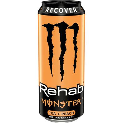 Monster Rehab Peach Tea fruchtiger Eistee Pfirsich Energy 500ml