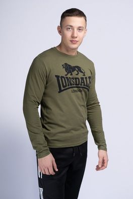 Lonsdale Longsleeve Ayrshire Langarmshirt normale Passform Doppelpack