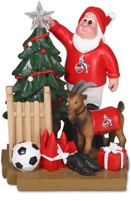 1. FC Köln Gartenzwerg Weihnachtsbaum 4080524