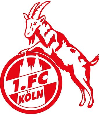 1. FC Köln Aufkleber transparent 5020022