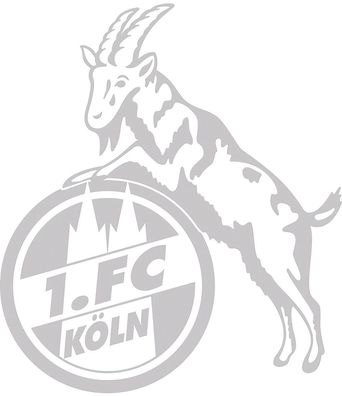 1. FC Köln Aufkleber transparent 5020011