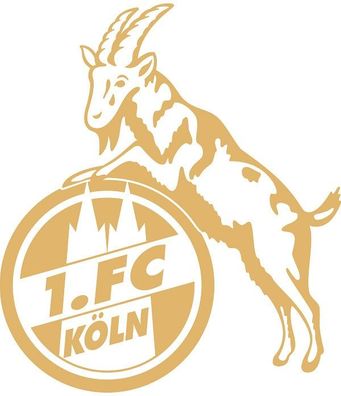 1. FC Köln Aufkleber transparent 5020009