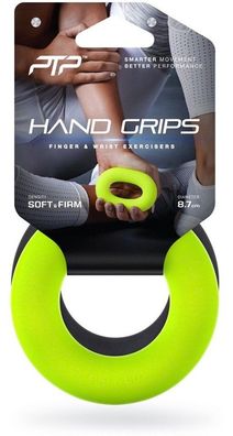 PTP Fitnessband Hand Grips Finger & Wrist Exercisers - Soft & Firm