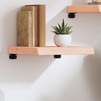 vidaXL Wandregal 40x40x(2-6) cm Massivholz Eiche Unbehandelt