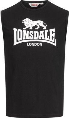 Lonsdale T-Shirt Clopton ärmelloses T-Shirt normale Passform