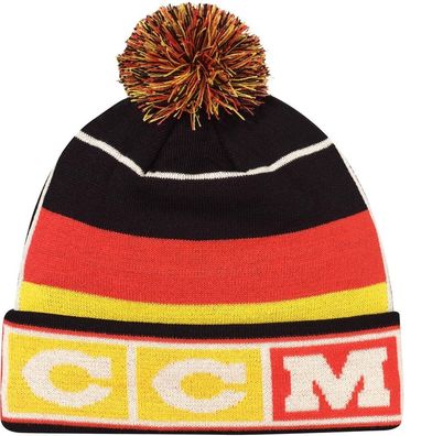 Ccm Mütze Strickmütze FLAG POM KNIT TEAM Germany Multiple Team Color 153817