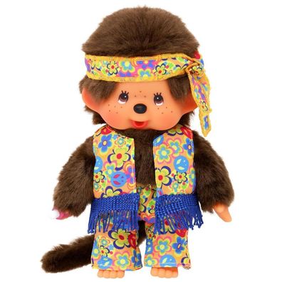 Hippie Junge mit Kopfband | 20 cm | Monchhichi | Puppe