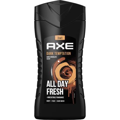 AXE Dark Temptation ALL DAY FRESH Duschgel für Männer 250 ml