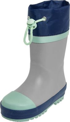 Playshoes Kinder Gummistiefel Halbschaft Basic gefüttert