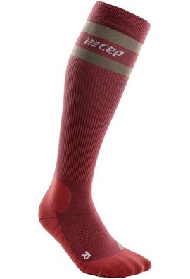 Cep Damen Socken Kompressionssocken für Frauen 80s Hiking Berry/Sand III 143817