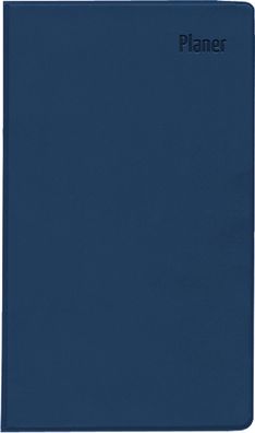 Kalender 2025 -Taschenplaner 1M/2S blau 2025- 8,8 x 15,2cm