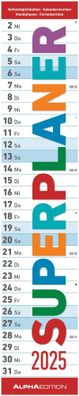 Kalender 2025 -SUPERPLANER 2025- 17,5 x 98cm