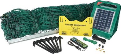 Geflügelnetz-Set 50 m, grün inkl. Solargerät S250