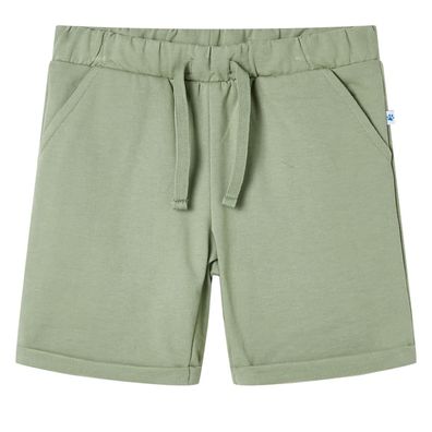 Kindershorts mit Kordelzug Helles Khaki 140