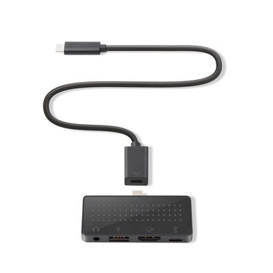 Twelve South StayGo Mini Compact USB-C Hub - Schwarz