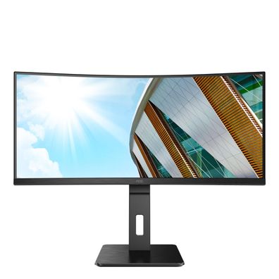 86,4cm/34 (3440x1440) AOC Pro-Line CU34P2A 21:9 1ms USB 2xHDMI DisplayPort VESA... ->