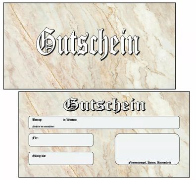 100 Geschenkgutscheine Gutscheinkarten Gutschein vintage neutral oldschool grau GS10