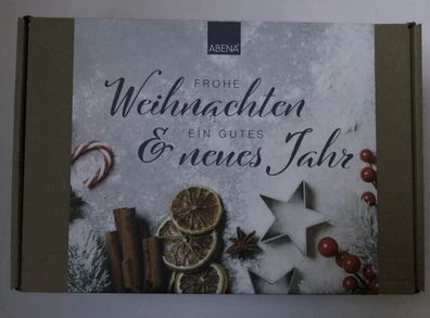 Abena Weihnachtsset Geschenkebox Bodylotion Lippenpflege Kosmetiktücher