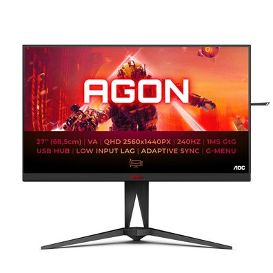 AOC 68,6cm (27") AG275QZN/EU 16:09 2xHDMI+2xDP+USB VA bl/r retail