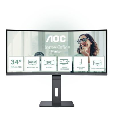 AOC 86,0cm (34") CU34P3CV 21:09 HDMI+DP+USB-C VA Curved retail