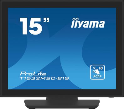 IIYAMA 38.0cm (15") T1532MSC-B1S 4:3 M-Touch HDMI+DP TN retail