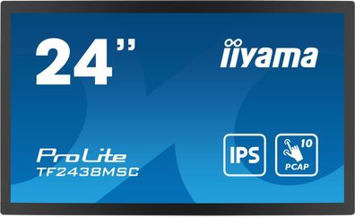 IIYAMA 60.5cm (23,8") TF2438MSC-B1 16:9 M-Touch HDMI+USB Spk retail