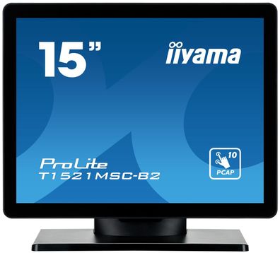 IIYAMA 38.0cm (15") T1521MSC-B2 4:3 M-Touch VGA+HDMI retail