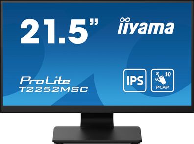 IIYAMA T2252MSC-B2 54,61cm 21,5Zoll Bonded PCAP 10P Touch with Anti-Finger prin... ->