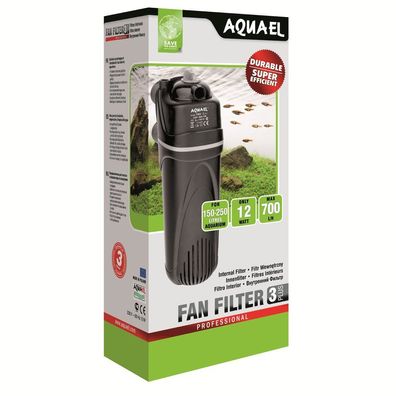 AquaEl Fan 3 Plus Innenfilter für das Aquarium von 150 - 250 Liter 12 Watt