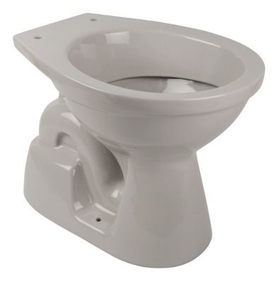 Belvit Stand-WC Manhattan Grau Tiefsp?ler Abgang Boden (senkrecht) 555x350x390